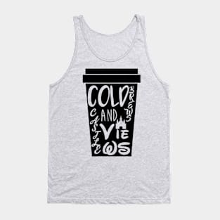Cold brews and castle views travel cup Tank Top
